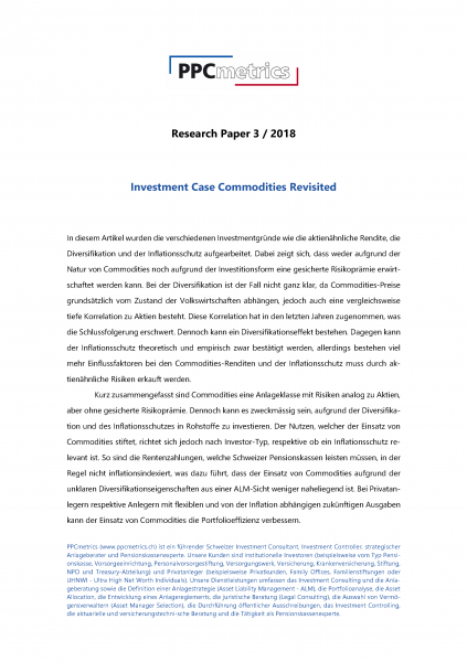 Investment Case Commodities Revisited